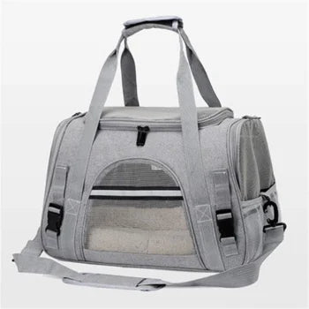 Prowalk Transportín para gato Mediano, Seguridad y Comodidad en tus Viajes, Prepara a tu mascota para aventuras seguras y cómodas con nuestra Bolsa de transporte de animales, Transpontines para mascota en color azul turquesa, rosa, Morado