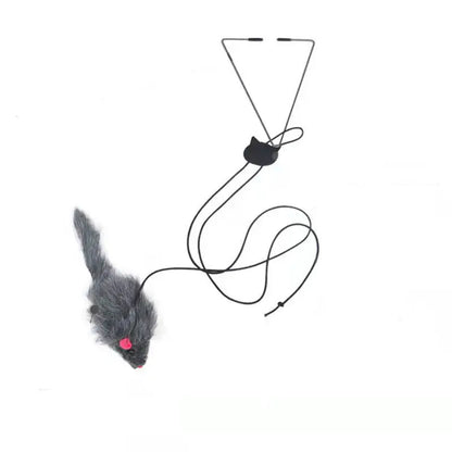 Juguete Colgante para Gatos en Puerta Antiestrés de Peluche
