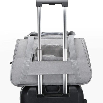 Prowalk Transportín para gato Mediano, Seguridad y Comodidad en tus Viajes, Prepara a tu mascota para aventuras seguras y cómodas con nuestra Bolsa de transporte de animales, Transpontines para mascota en color azul turquesa, rosa, Morado