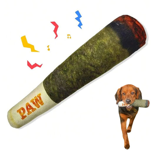 Juguete De Peluche Para Perros Con Sonido En Forma De Puro