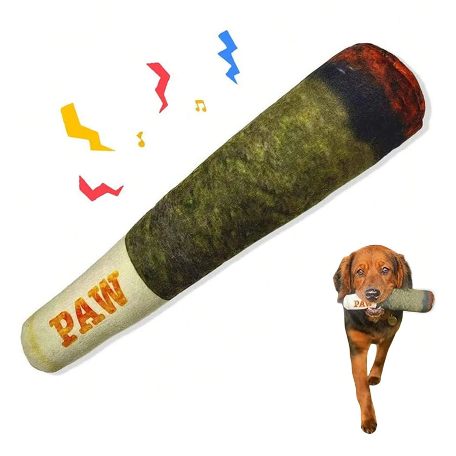Juguete De Peluche Para Perros Con Sonido En Forma De Puro
