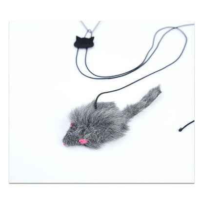 Juguete Colgante para Gatos en Puerta Antiestrés de Peluche