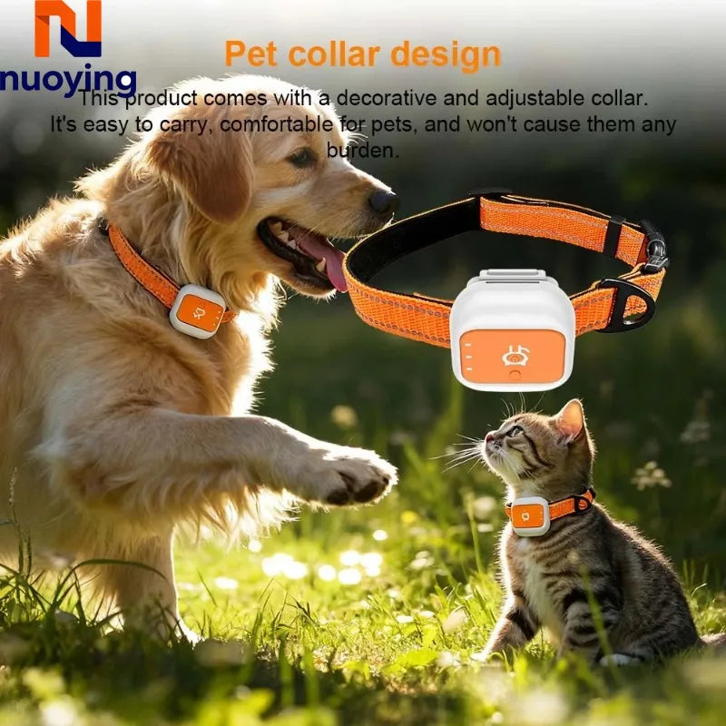 Mini Rastreador GPS para Mascotas, Localizador Antipérdida para Perros y Gatos, Collar de Rastreo en Tiempo Real, Mini Collar Antipérdida para Perros y Gatos